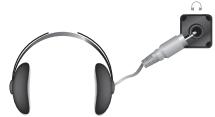 SAMSUNG LE32S86BD - De hoofdtelefoon aansluiten - 1