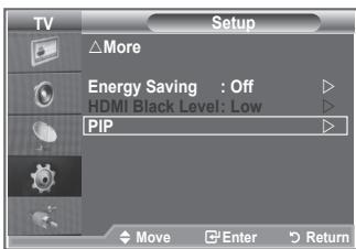 SAMSUNG LE32S86BD - Viewing the Picture In Picture (PIP) - 1