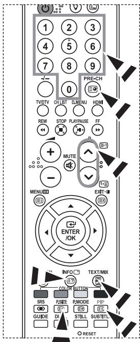 SAMSUNG LE32S86BD - Sélection d'une page télétexte spécifique - 1