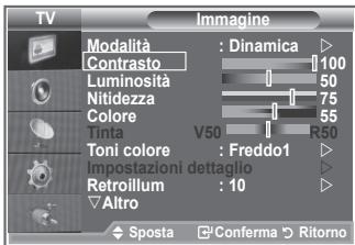 SAMSUNG LE32S86BD - Il teilevisore dispone di varie impostazioni che consentono di controllare la qualità dell'imagine. - 1