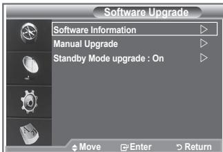 SAMSUNG LE32S86BD - Upgrading the Software - 2