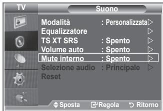 SAMSUNG LE32S86BD - Selezione di Mute interno - 1