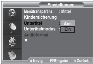 SAMSUNG LE32S86BD - Sie konnen Untertitel aktivieren und deaktivieren. - 1