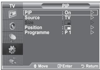 SAMSUNG LE32S86BD - Viewing the Picture In Picture (PIP) - 2