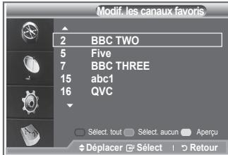 SAMSUNG LE32S86BD - Mise à jour manuelle de la liste des chaînes - 4