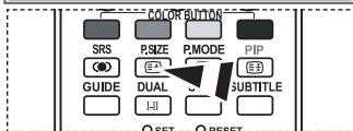 SAMSUNG LE32S86BD - Changing the Picture Size - 3