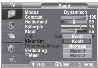 SAMSUNG LE32S86BD - U kunt zichl kiezen welke kleurtint u het prettigst vindt. - 2
