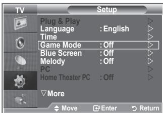 SAMSUNG LE32S86BD - Using Game Mode - 1