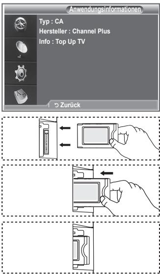 SAMSUNG LE32S86BD - Die folgenden Erklärungen gelten für den Fall, dass ein CAM-Modul in den Cl-Schlitz gesteckt ist und angezeigt wird. - 1
