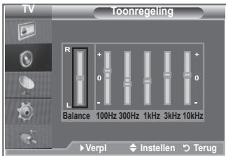 SAMSUNG LE32S86BD - U kunt de geluidsinstellungen aanpassen aan uw persoonlijke voorkeuren. - 2