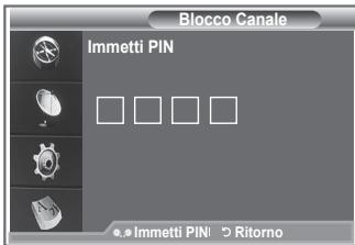 SAMSUNG LE32S86BD - Impostazione della funzione Blocco Canale - 2