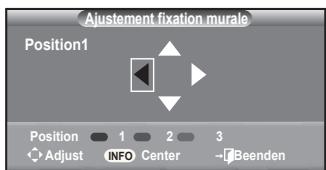 SAMSUNG LE32S86BD - Réglage de la fixation murale (LE40S8, LE46S8) (vendue séparément) - 3