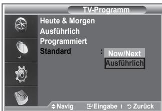 SAMSUNG LE32S86BD - Einstellen des Standardführers - 1