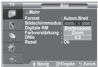 SAMSUNG LE32S86BD - Auswahlen des Bildschirmmodus - 2
