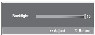 SAMSUNG LE32S86BD - Activating Backlight - 2