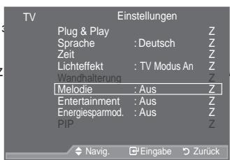 SAMSUNG LE37A557 - Melodie / Entertainment / Energiesparmod. - 1
