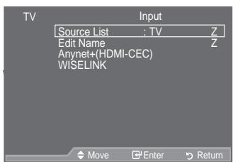 SAMSUNG LE37A557 - Selecting the Source - 1