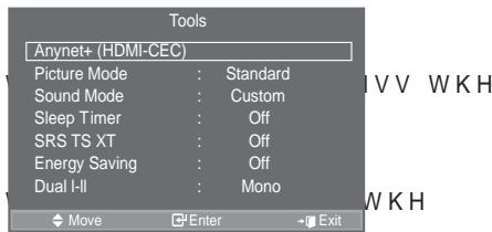 SAMSUNG LE37A557 - Using the Anynet+ Function - 1