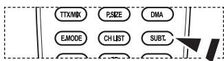 SAMSUNG LE37A557 - Impostazione dei sottotitoli - 2