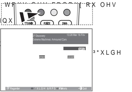 SAMSUNG LE37A557 - Utilisation de la liste régée - 8