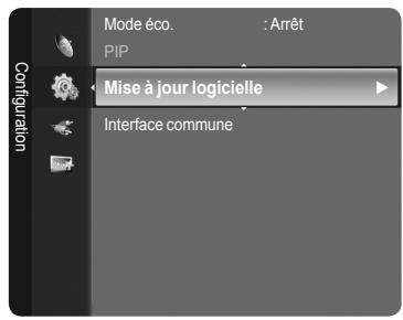 Mode éco. : Arrêt PIP Mise à jour logicelle Interface commune