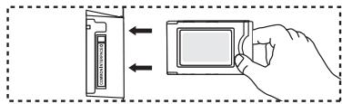 Diagram showing a hand holding a device with bidirectional arrows indicating movement or change.