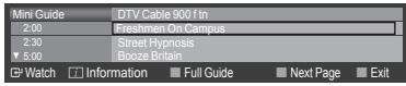 SAMSUNG LE37A626 - Viewing the EPG (Electronic Programme Guide) Information - 4