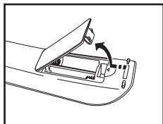 SAMSUNG LE37A626 - Installing Batteries in the Remote Control - 1