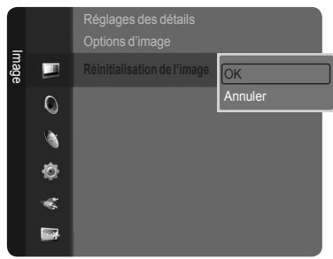 Réglages des détails Options d'image Réinitialisation de l'image OK Annuler