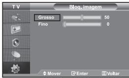 T V Blok, imagem Grosso 50 Fino 0 Mover Enter Voltar