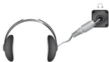 SAMSUNG LE37R72B - Ligar os auscultadores - 1