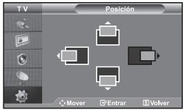 TV Posición Mover Entrar Volver