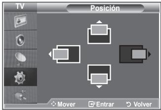 TV Posición Mover Entrar Volver