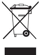 Symbol of a trash bin crossed with a diagonal line, no text or labels present