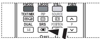 MODE S MODE TILL PS/IE TEXT/MIX PIP SOURCE DUAL E3 E0 P SRS POSITION L-II O SET Q