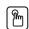 Diagram showing a hand inserting a device into a card, with arrows indicating the process.