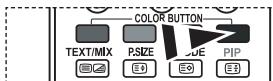 COLOR BUTTON TEXT/MIX P.SIZE MODE PIP