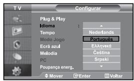 SAMSUNG LE37S71B - Ligar e desligar o televator automaticamente - 3