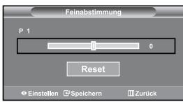 SAMSUNG LE37S71B - Kanäle mit Feinabstimmung einstellen - 1