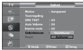 SAMSUNG LE37S71B - De Interne mute selecteren - 2
