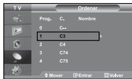 SAMSUNG LE37S71B - Organ de los canales memorizados - 1