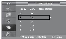 SAMSUNG LE37S71B - Réglez les chaînes selon vos préférences. - 3