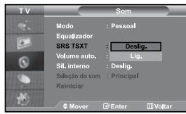 SAMSUNG LE37S71B - As programações de som podem ser reguladas de acordo com as suas preferências. - 1