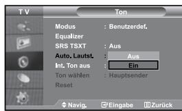 SAMSUNG LE37S71B - Lautstärke automatisch einstellen - 1