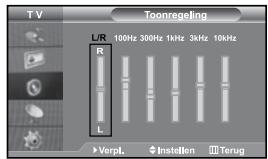 SAMSUNG LE37S71B - De geluidsinstellungen aanpassen - 1