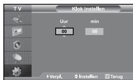 SAMSUNG LE37S71B - De huidigeijd instellen en weergeven - 1