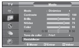 SAMSUNG LE37S71B - Reajuste de los values de laImagen a los values predefinidos de fabrica - 1