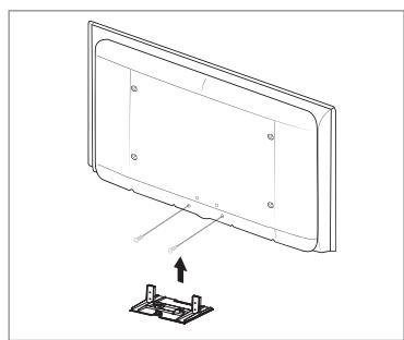 SAMSUNG LE40A552P3R - Anbringen der Wandhalterung - 1