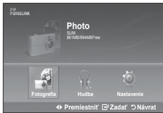 SAMSUNG LE40A552P3R - Používanie zoznamu "Fotografia" (zoznam fotografií vo formáte JPEG) - 1