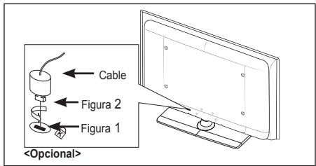 SAMSUNG LE40A552P3R - Utilización del bloqueo Kensington antirrobo (según el modelo) - 1